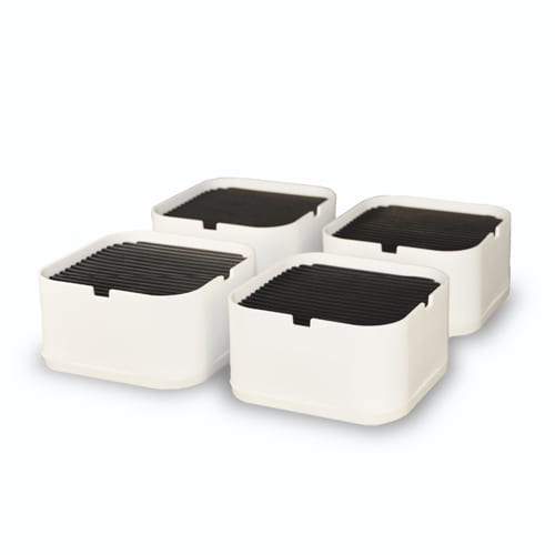 エスコ EA468CJ-106 100x100x53mm 洗濯機用かさ上げ台(4個) 1セット （ご注文単位1セット）【直送品】