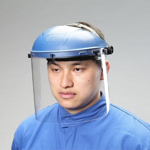 エスコ EA800PA-87 フェイスプロテクター(幅広/PET) 1セット （ご注文単位1セット）【直送品】