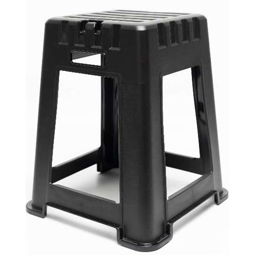 エスコ EA956XN-67 375x375x450mm 角スツール(黒/10個) 1箱 （ご注文単位1箱）【直送品】