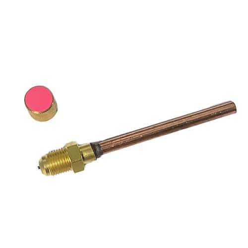 エスコ EA402GA-2.5S F5/1660mm 銅管付アクセスバルブ(2本) 1袋 （ご注文単位1袋）【直送品】