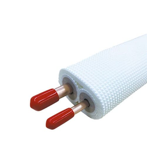 エスコ EA436CB-6 1/4x3/8難燃被覆銅管(14mm厚/21m) 1巻 （ご注文単位1巻）【直送品】