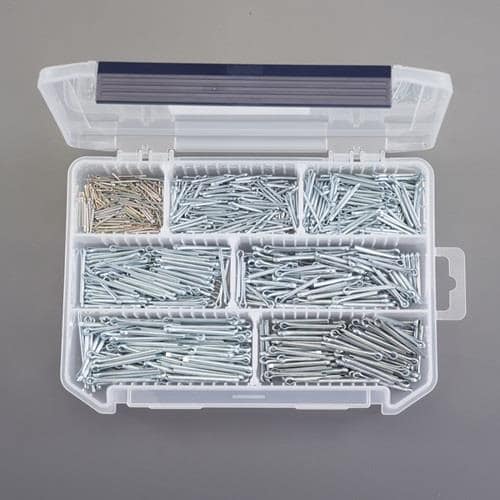 エスコ EA949WL-1 割ピンセット(三価ホワイト) 1箱 （ご注文単位1箱）【直送品】