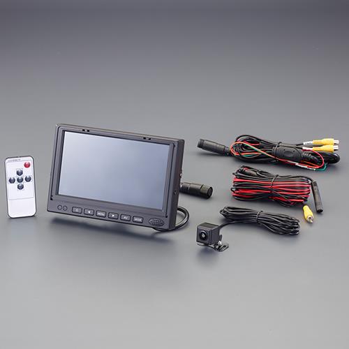 エスコ EA763AA-128 [7V型] バックカメラモニターセット(平ボディ用) 1セット （ご注文単位1セット）【直送品】