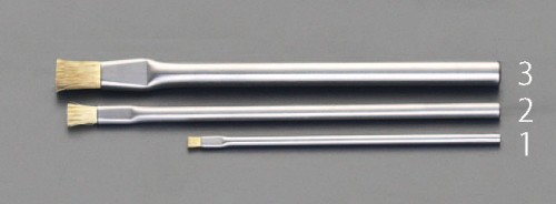 エスコ EA109AH-5 3本組 導電ブラシセット(真鍮製) 1セット （ご注文単位1セット）【直送品】