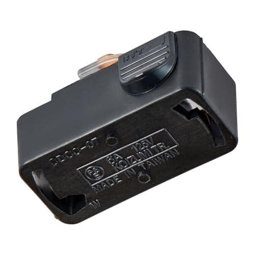 エスコ EA761XB-312 125/6A 引掛シーリング(黒/ライティングバー用) 1個 （ご注文単位1個）【直送品】