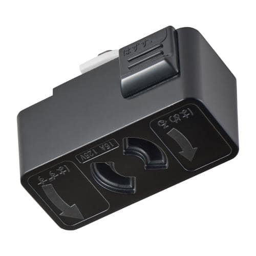 エスコ EA761XB-322 125V/15A 抜止コンセント(黒/ライティングバー用) 1個 （ご注文単位1個）【直送品】