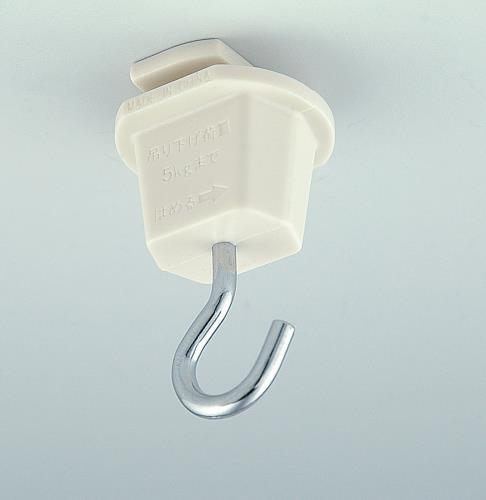 エスコ EA761XB-331 5kg ライティングバー用吊りフック(白) 1個 （ご注文単位1個）【直送品】