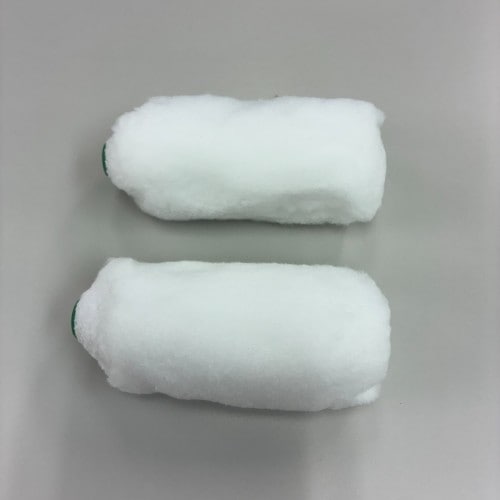 エスコ EA109NC-142 90mm(3mm) 交換用スモールローラー(中毛/2本) 1組 （ご注文単位1組）【直送品】