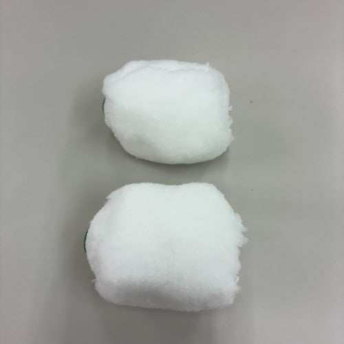 エスコ EA109NC-151 60mm(3mm) 交換用スモールローラー(長毛/2本) 1組 （ご注文単位1組）【直送品】