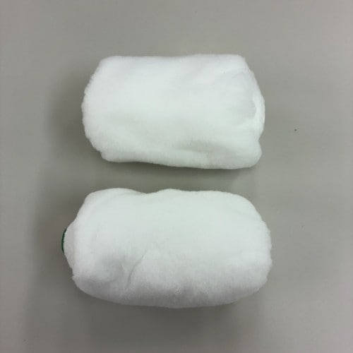 エスコ EA109NC-152 90mm(3mm) 交換用スモールローラー(長毛/2本) 1組 （ご注文単位1組）【直送品】