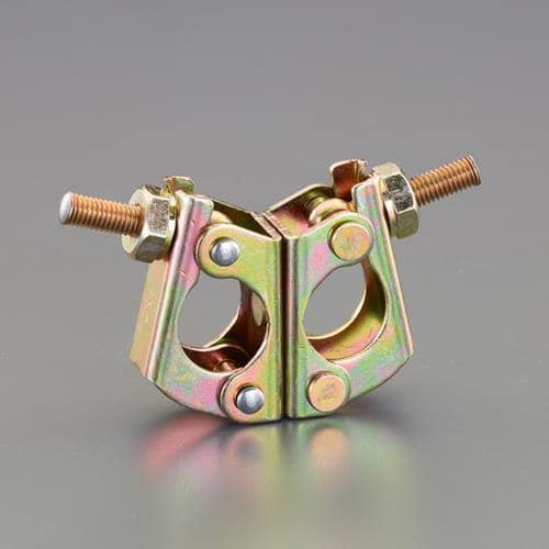 エスコ EA948TJ-21 φ25.4mm 二連クランプ(直交) 1個 （ご注文単位1個）【直送品】