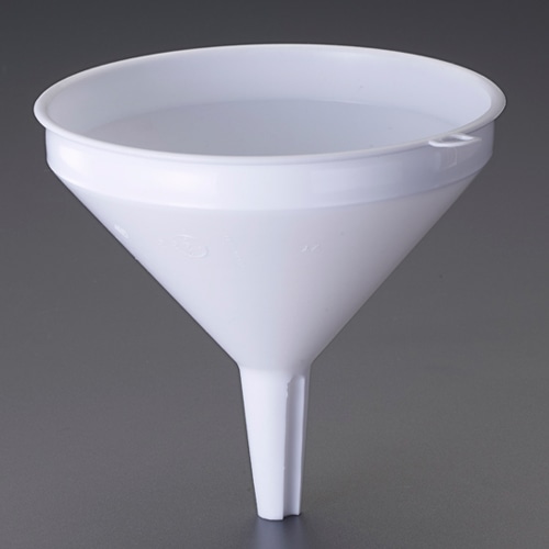 エスコ EA992BA-2 φ100mm じょうご(PP製) 1個 （ご注文単位1個）【直送品】