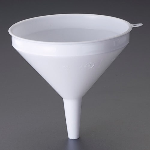 エスコ EA992BA-4 φ200mm じょうご(PP製) 1個 （ご注文単位1個）【直送品】