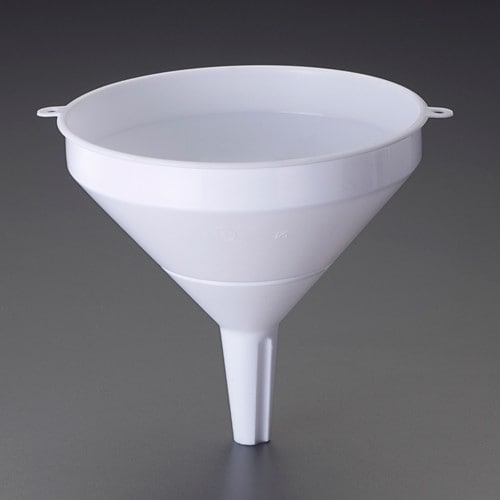 エスコ EA992BA-13 φ350mm じょうご(フィルター付/PP製) 1個 （ご注文単位1個）【直送品】