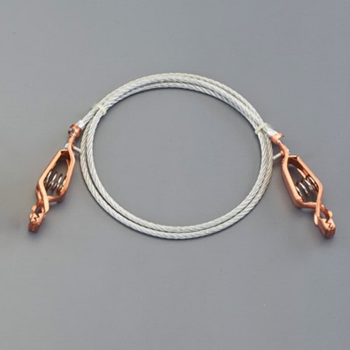 エスコ EA991JM-23 914mm アースクリップワイヤー(ワニ口xワニ口) 1包 （ご注文単位1包）【直送品】