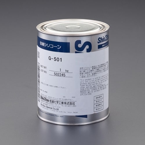 エスコ EA920AF-27B 1kg 潤滑グリース(プラステック用/シリコーングリース) 1本 (ご注文単位1本)【直送品】
