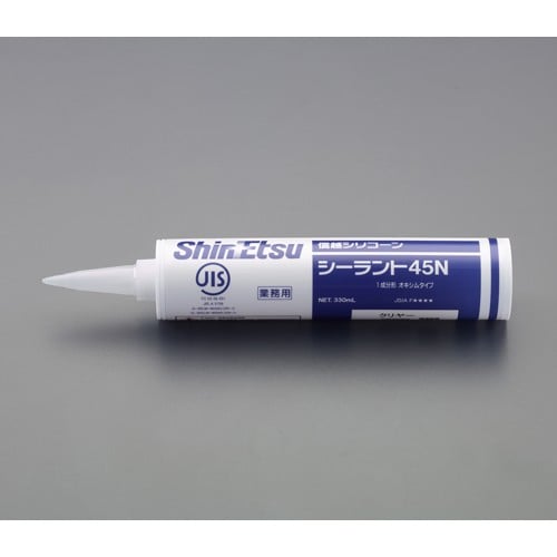 エスコ EA930M-27 330ml シリコンシーラント(ホワイト) 1本 （ご注文単位1本）【直送品】
