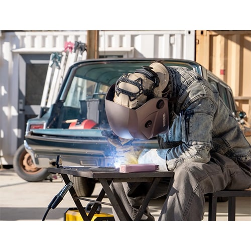 エスコ EA800PV-61 #4-#13 自動遮光溶接面(ブルーフィルター) 1台 （ご注文単位1台）【直送品】