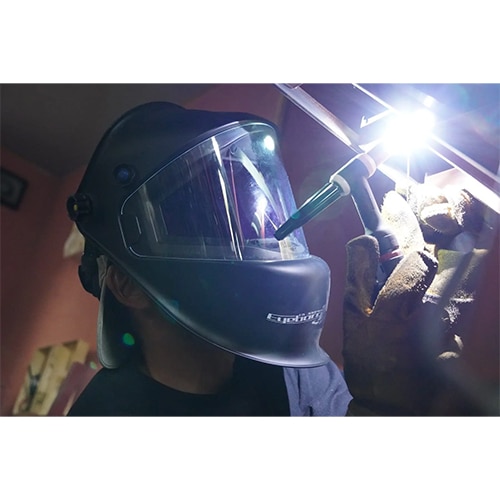 エスコ EA800PV-66 #2.5-#12 自動遮光溶接面(3面フィルター/LED付) 1台 （ご注文単位1台）【直送品】