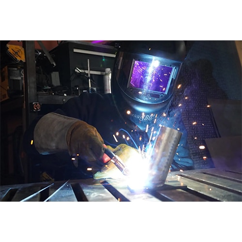 エスコ EA800PV-66 #2.5-#12 自動遮光溶接面(3面フィルター/LED付) 1台 （ご注文単位1台）【直送品】