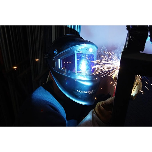 エスコ EA800PV-66 #2.5-#12 自動遮光溶接面(3面フィルター/LED付) 1台 （ご注文単位1台）【直送品】