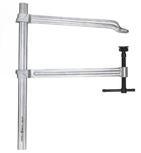 エスコ EA526TX-16C 0-400mm/500mm F型クランプ(ロングリーチ) 1個 （ご注文単位1個）【直送品】