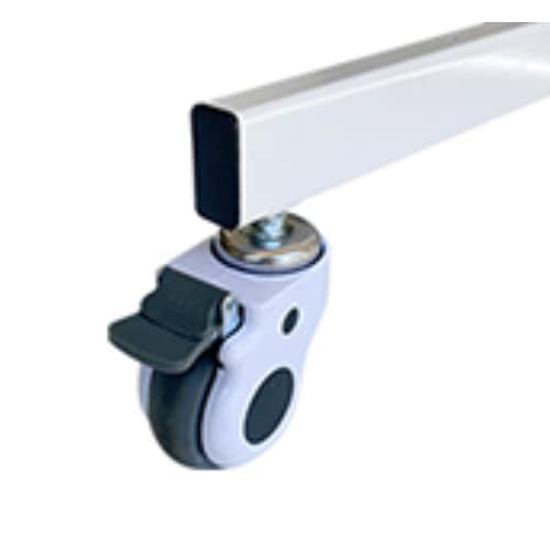 エスコ EA764AG-251 890x850x1780mm ディスプレイスタンド(ハンドル昇降) 1台 (ご注文単位1台)【直送品】