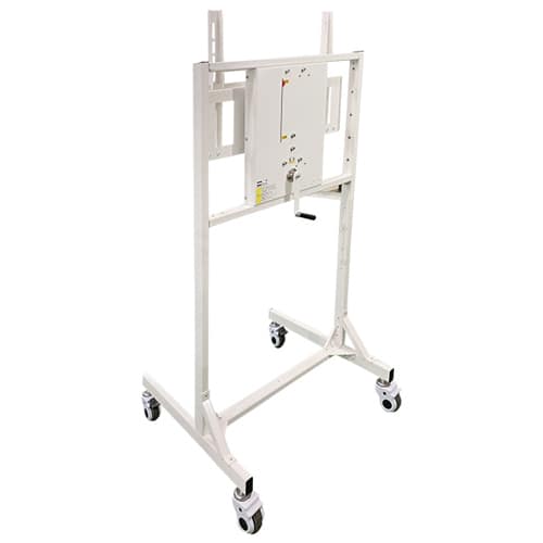 エスコ EA764AG-251 890x850x1780mm ディスプレイスタンド(ハンドル昇降) 1台 (ご注文単位1台)【直送品】