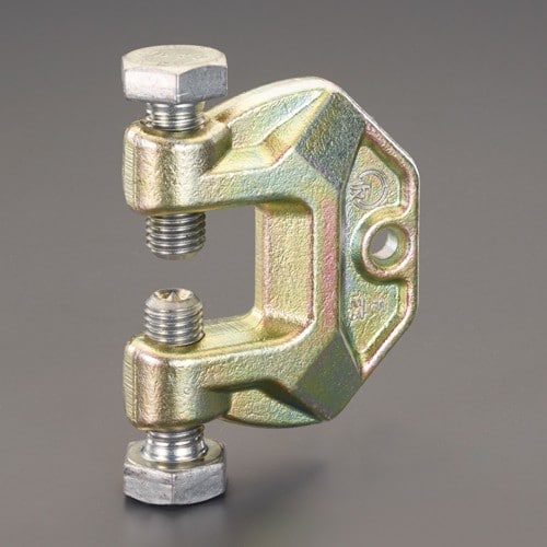 エスコ EA948T-33 12-48mm/56mm 仮設用C型クランプ(両ボルト) 1個 （ご注文単位1個）【直送品】