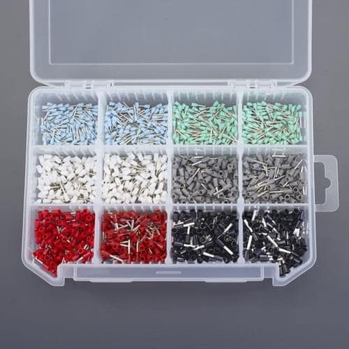 エスコ EA538LG-47 0.25-1.5m㎡ フェルール端子セット 1セット （ご注文単位1セット）【直送品】