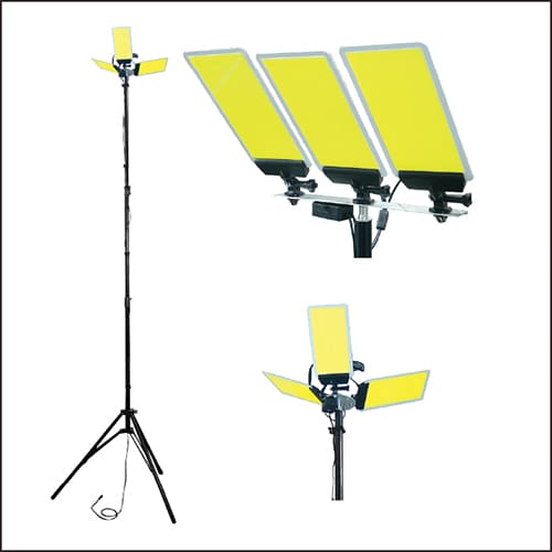 エスコ EA814AW-23 AC100V/70Wx3灯 作業灯/LED(スタンド付) 1個 (ご注文単位1個)【直送品】