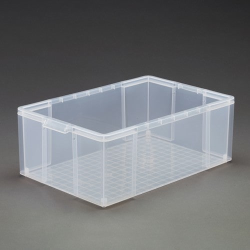 エスコ EA506MH-12BA 430x650x230mm/50L 収納ケース(クリア/フタ無/4個) 1セット （ご注文単位1セット）【直送品】