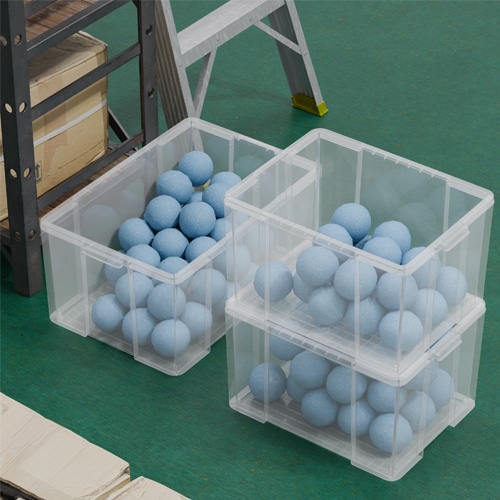 エスコ EA506MH-6BA 290x430x305mm/28L 収納ケース(クリア/フタ無/6個) 1セット （ご注文単位1セット）【直送品】