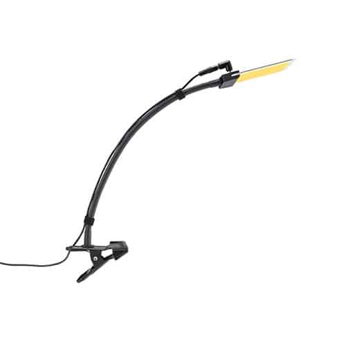 エスコ EA761XB-121 AC100-240V/15.3W 照明灯/LED(クリップ式/黒) 1個 （ご注文単位1個）【直送品】