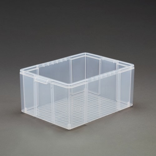 エスコ EA506MH-8 380x520x230mm/33L 収納ケース(クリア/フタ無) 1個 （ご注文単位1個）【直送品】