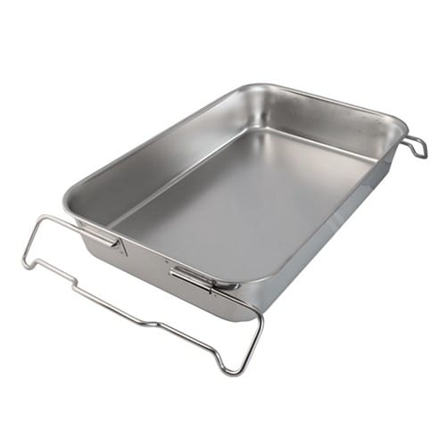 エスコ EA508SE-31 610x388x100mm 取手付トレー(ステンレス製) 1個 （ご注文単位1個）【直送品】