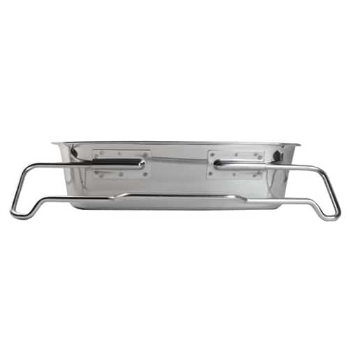 エスコ EA508SE-31 610x388x100mm 取手付トレー(ステンレス製) 1個 （ご注文単位1個）【直送品】