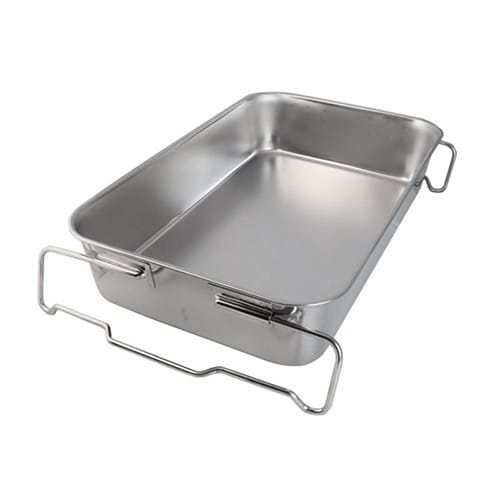 エスコ EA508SE-32 610x388x120mm 取手付トレー(ステンレス製) 1個 （ご注文単位1個）【直送品】