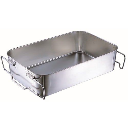 エスコ EA508SE-33 610x388x140mm 取手付トレー(ステンレス製) 1個 （ご注文単位1個）【直送品】