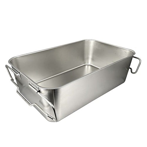 エスコ EA508SE-34 610x388x185mm 取手付トレー(ステンレス製) 1個 （ご注文単位1個）【直送品】