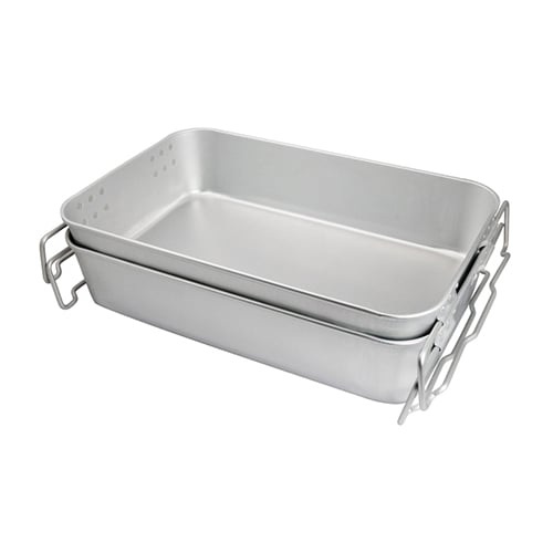 エスコ EA508SK-101 600x385x130mm 取手付トレー(アルミ製) 1個 (ご注文単位1個)【直送品】