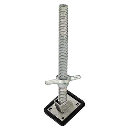 エスコ EA948TC-41 34x400mm/130x130mm 自在ジャッキベース(中空) 1個 （ご注文単位1個）【直送品】