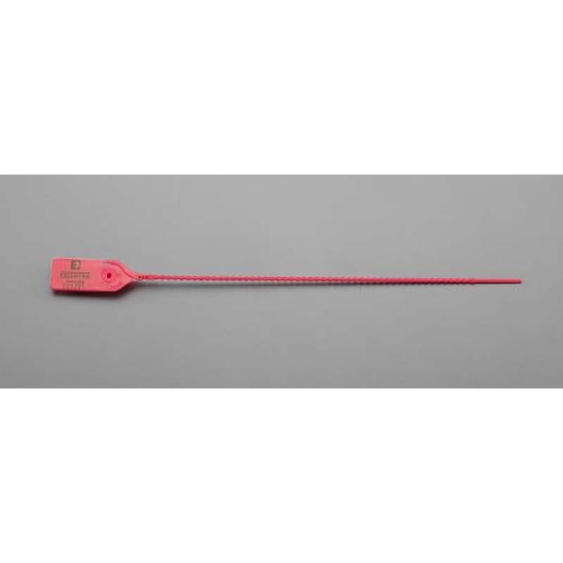 エスコ EA475ME-350 350mm封印シールバンド(赤/20本) 1個(ご注文単位1個)【直送品】