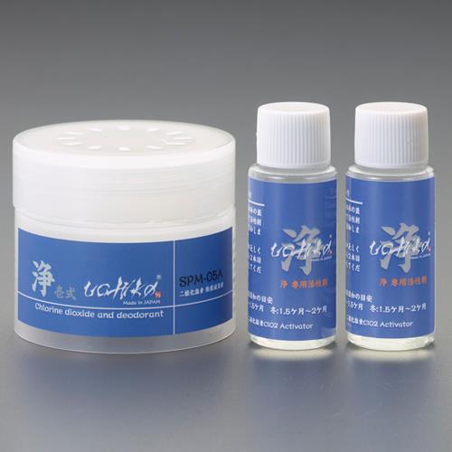 エスコ EA939AE-22 150g 除菌・滅臭剤(室内用/置き型) 1セット （ご注文単位1セット）【直送品】