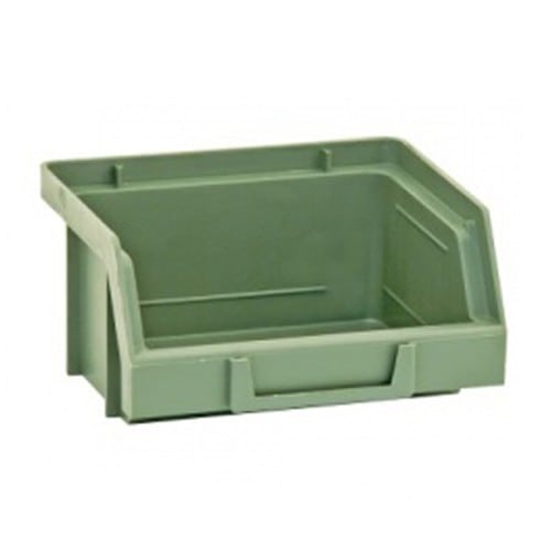 エスコ EA661CM-1A 103 x95 x53mm パーツトレー連結(重ね置型/緑) 1個 （ご注文単位1個）【直送品】