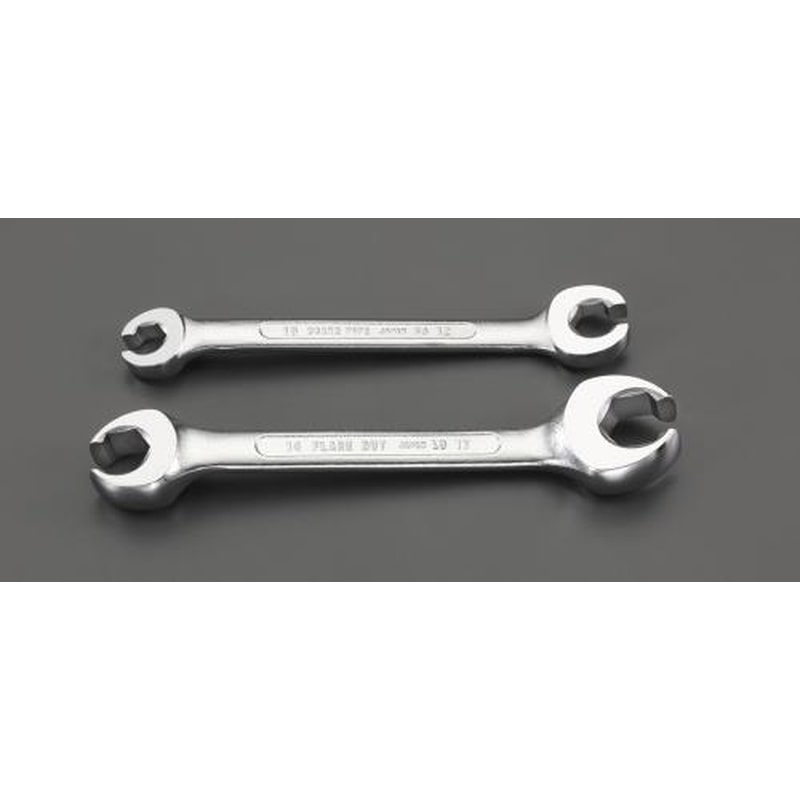 エスコ EA616KA 2本組ブレーキパイプメガネレンチ 1個（ご注文単位1個）【直送品】