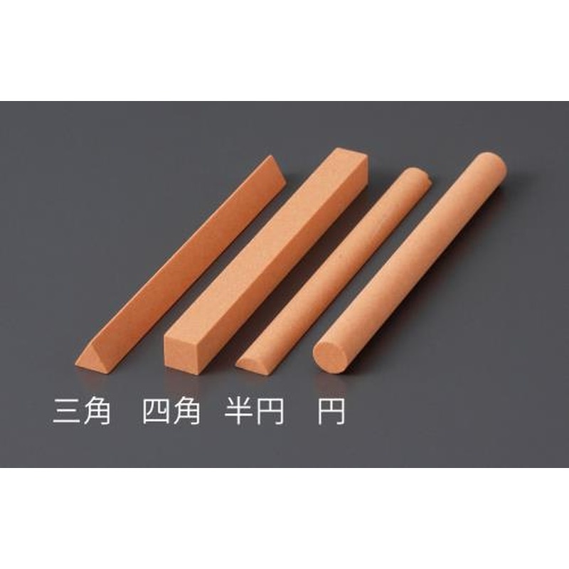 エスコ EA522G-101 #600/100x9.5mmスティック油砥石(三角) 1個(ご注文単位1個)【直送品】