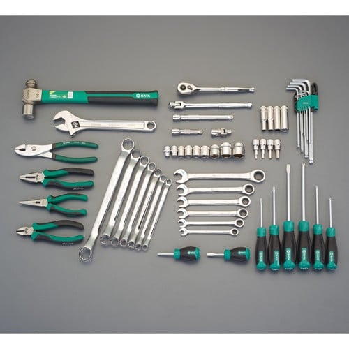 エスコ EA689SH-1 [58個組] 3/8DR 工具セット 1セット （ご注文単位1セット）【直送品】