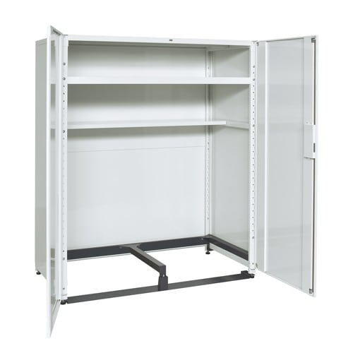 エスコ EA955CS-31 1500x790x1800mm ドラム缶保管庫 1台 （ご注文単位1台）【直送品】