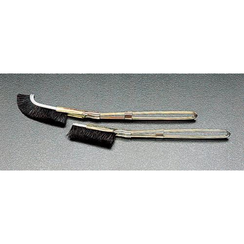 エスコ EA109GB 2本組ブラシセット(豚毛) 1個（ご注文単位1個）【直送品】